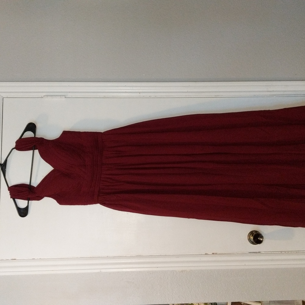 Size 4 Burgundy Bridesmaid dress.